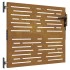 Puerta de jardín acero corten diseño cuadrado 85x100