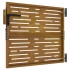 Puerta de jardín acero corten diseño cuadrado 85x100