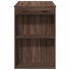 Mesa alta de bar madera ingeniería marrón roble 102x70x103,5