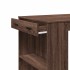Mesa alta de bar madera ingeniería marrón roble 102x70x103,5