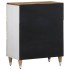 Aparadores 2 uds de madera maciza de mango 60x33,5x75