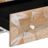Aparadores 2 uds de madera maciza de mango 60x33,5x75
