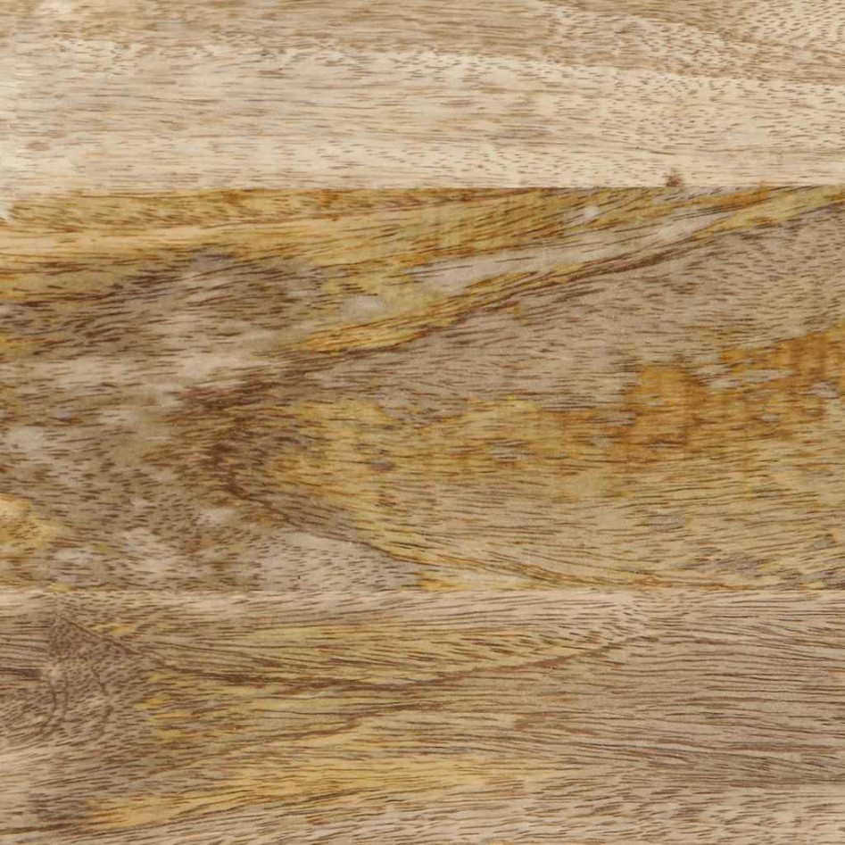 Aparadores 2 uds de madera maciza de mango 60x33,5x75