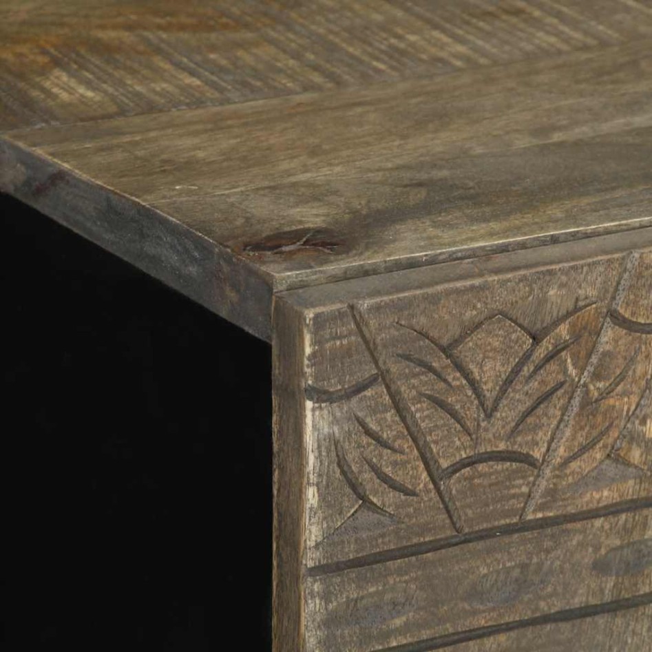 Conjunto de muebles de baño 4 piezas madera maciza de