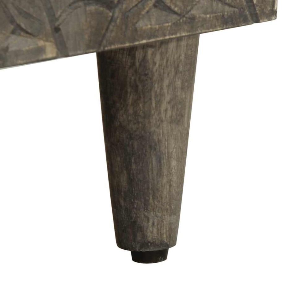 Aparadores 3 uds de madera maciza de mango gris