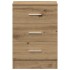 Mesitas de noche 2 uds madera roble artisan 38x35x55