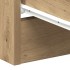 Mesitas de noche 2 uds madera roble artisan 38x35x55