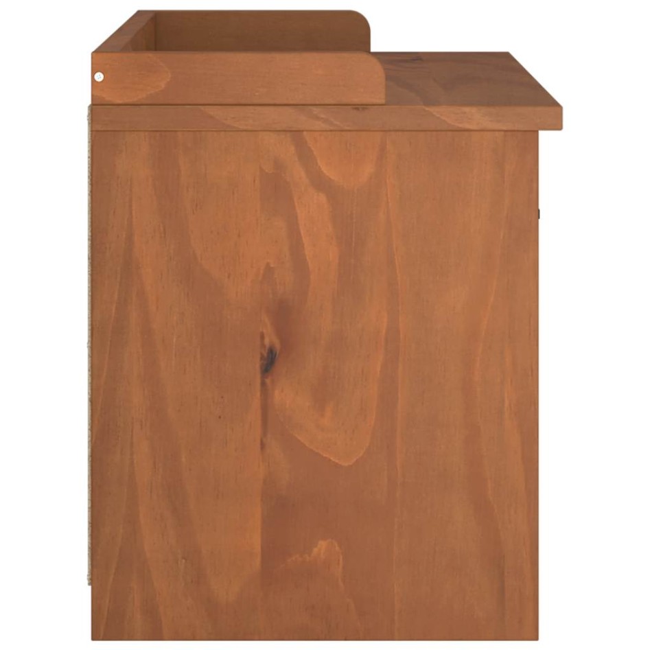Banco de recibidor SANDNES madera maciza de pino 87x40x50