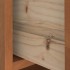 Perchero de entrada SANDENS 45x40x159,5cm madera maciza de