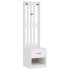 Perchero de entrada SANDENS madera pino blanco 45x40x159,5