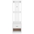 Perchero de entrada SANDENS madera pino blanco 45x40x159,5