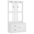 Perchero de entrada SANDENS madera pino blanco 87x40x159,5
