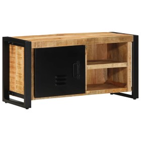 Mueble de TV madera maciza de mango rugosa 80x30x40