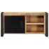 Mueble de TV madera maciza de mango rugosa 80x30x40