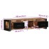 Mueble para la TV 100x30x25 madera maciza