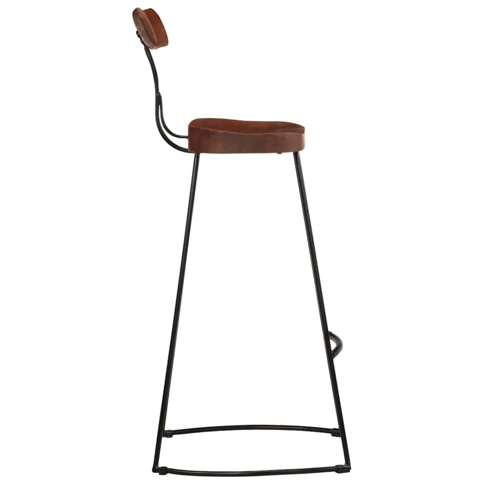 Taburetes de barra 2 uds 49x43x103 cm madera maciza de