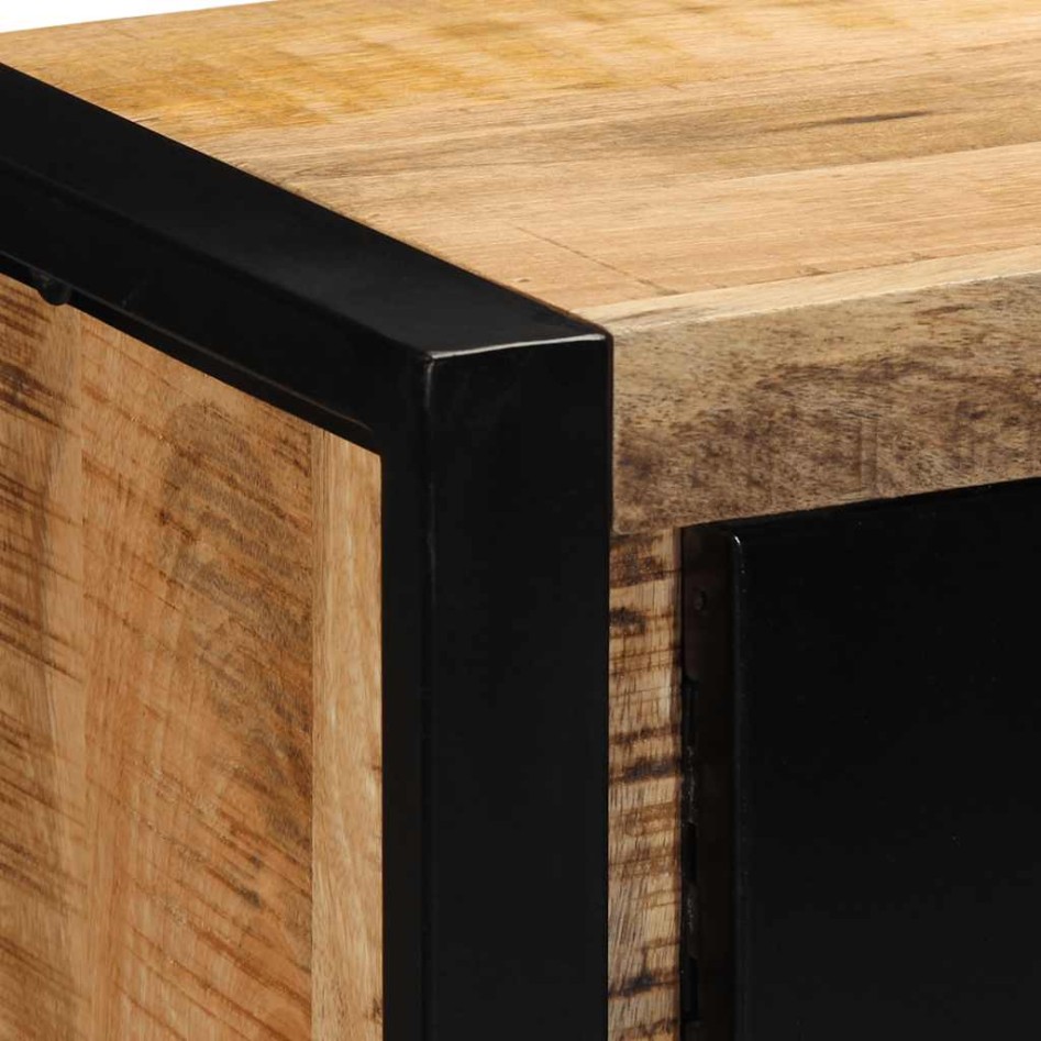 Mueble para la TV 80x30x35 madera maciza mango