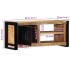 Mueble para la TV 80x30x35 madera maciza mango