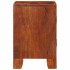 Mesita de noche 2 uds 40x30x45 cm madera maciza de