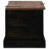 Baúl de almacenamiento HALDEN negro 91x48x47 cm madera