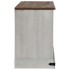 Mueble de TV HALDEN con puerta corredera blanco 110x40x60