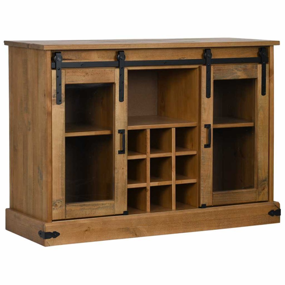 Aparador HALDEN 2 puertas correderas 112x40x80