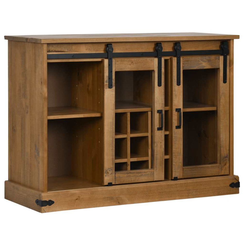 Aparador HALDEN 2 puertas correderas 112x40x80