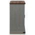 Aparador HALDEN con puerta corredera gris 80x40x80