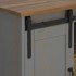 Aparador HALDEN 2 puertas correderas gris 112x40x80