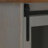 Aparador HALDEN 2 puertas correderas gris 112x40x80