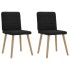 Sillas de comedor 2 unidades tela