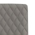 Sillas de comedor 2 unidades tela gris