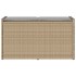 Banco de almacenaje con cojín beige 100 cm ratán