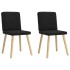 Sillas de comedor 2 unidades tela