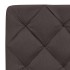 Cama con colchón tela marrón oscuro 120x200