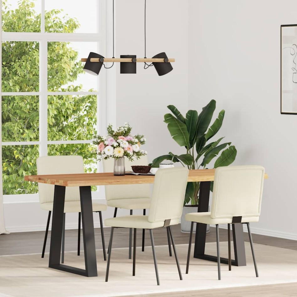 Sillas de comedor 4 unidades terciopelo