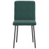 Sillas de comedor 4 unidades terciopelo verde