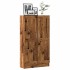 Estantería madera ingeniería madera envejecida 82,5x30,5x150