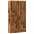 Estantería madera ingeniería madera envejecida 82,5x30,5x150