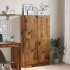 Estantería madera ingeniería madera envejecida 82,5x30,5x150