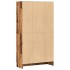 Estantería madera ingeniería madera envejecida 82,5x30,5x150