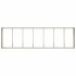 Jardinera acero blanco 280x80x40