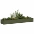 Jardinera acero verde oliva 360x80x40