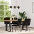 Sillas de comedor 4 unidades terciopelo