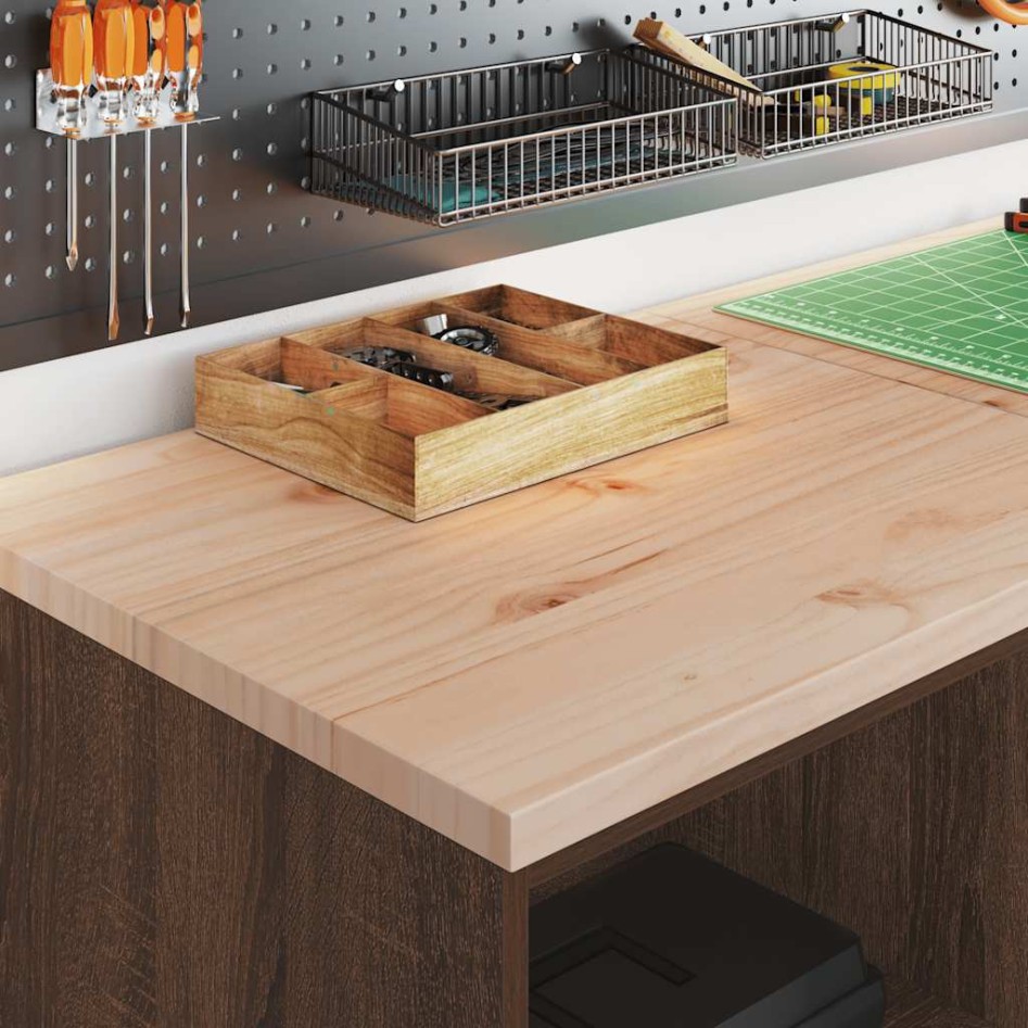 Armarios 6 uds para garaje madera ingeniería marrón