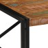 Mesa de centro multicolor 100x100x35 cm madera maciza