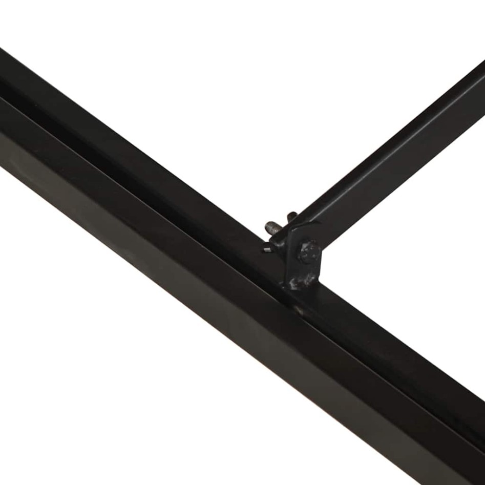 Mesa de centro multicolor 100x100x35 cm madera maciza