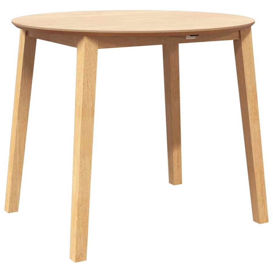 Mesa de comedor natural madera maciza roble