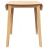 Mesa de comedor natural madera maciza roble