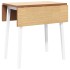 Mesa de comedor de madera maciza de caucho